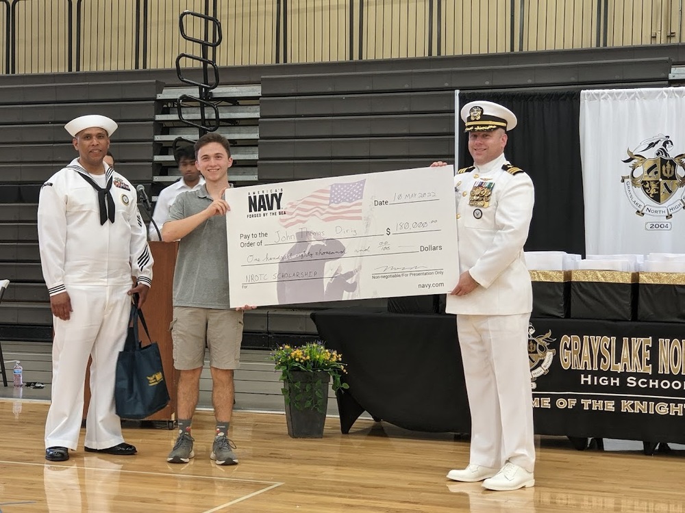Navy Scholarship presentation